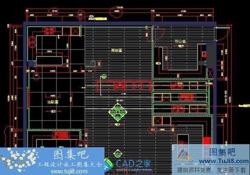 上海金茂大廈櫥柜展廳施工圖附效果圖