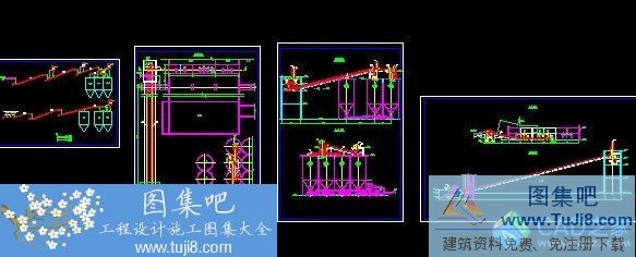 某水泥廠輔材儲存及輸送線建筑施工圖