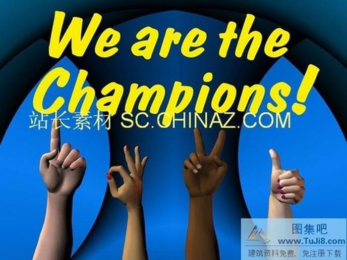 手勢(shì)PPT模板