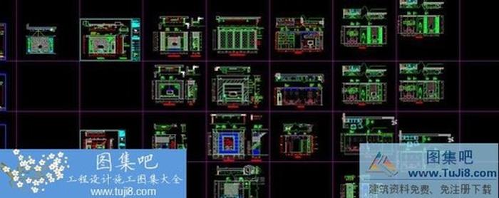 非常全面的CAD立面造型圖庫
