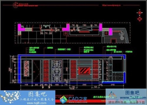 南通天安花園小高層中式效果圖及施工圖