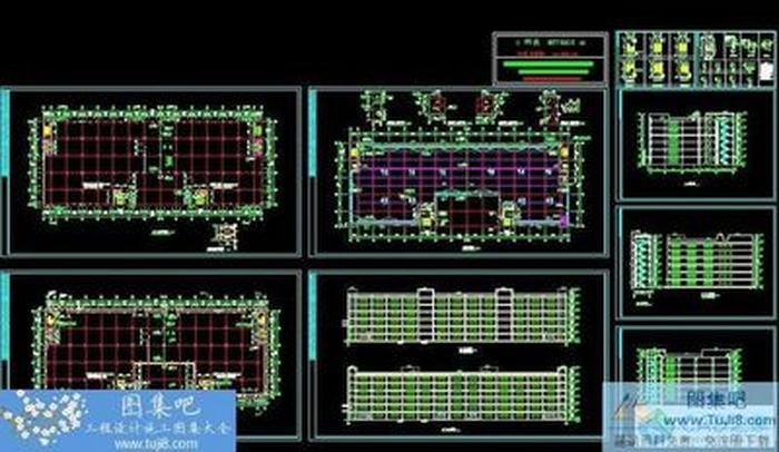 某超大廠房建筑施工圖CAD圖紙