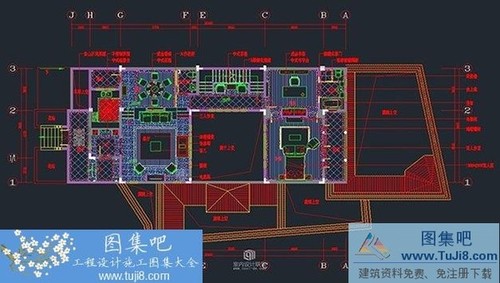 中式別墅樣板房全套裝修圖