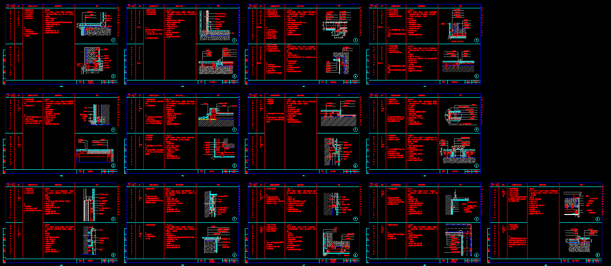 全國通用墻面、石材節(jié)點(diǎn)大樣詳圖