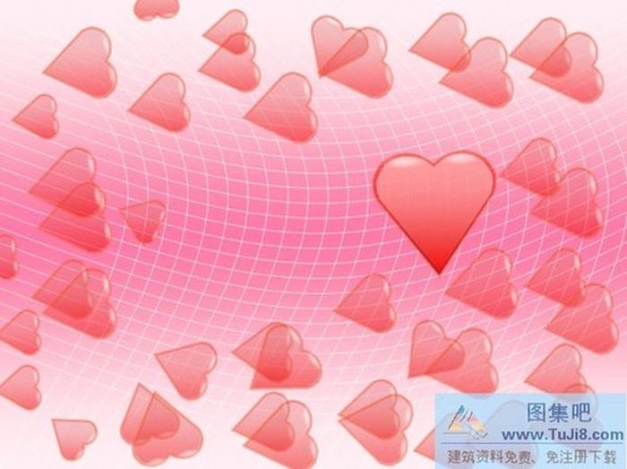 情人的心PPT模板