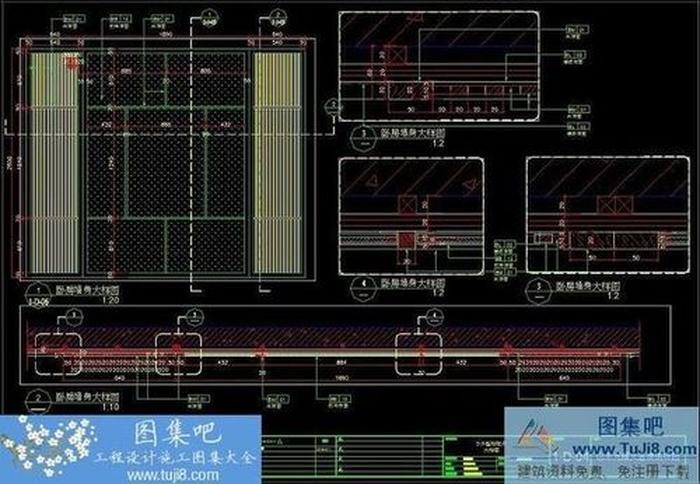 山東青島光耀文登度假項(xiàng)目C戶型樣板房施工圖