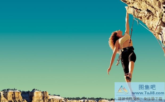 攀巖運動ppt模板下載