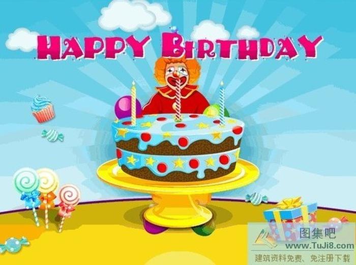 生日祝福PPT模板