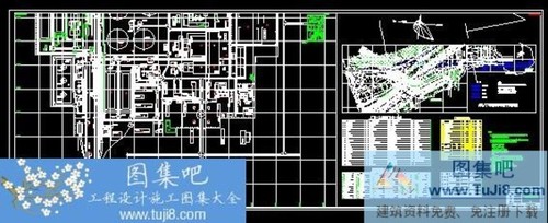 發(fā)電廠廠外道路及立交橋平面規(guī)劃圖