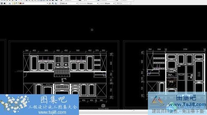 博洛尼整套櫥柜CAD設(shè)計圖紙
