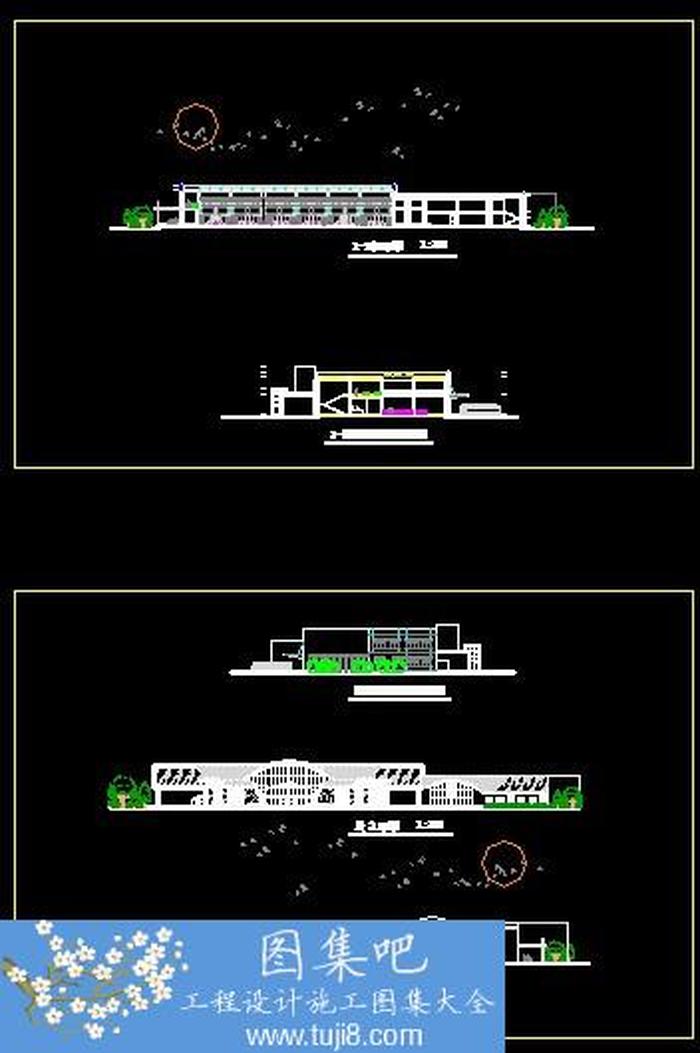 某長途汽車站建筑施工圖CAD設(shè)計圖紙