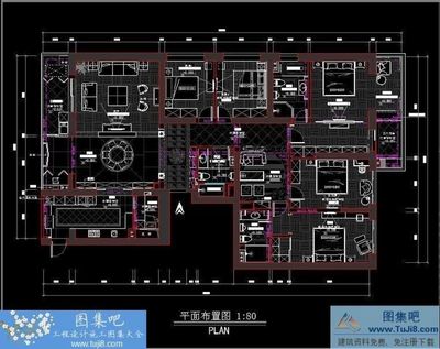 福州世茂天成歐式設(shè)計(jì)施工圖全套含效果圖