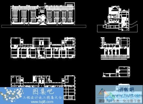 某藝術(shù)學(xué)院建筑施工圖CAD圖紙