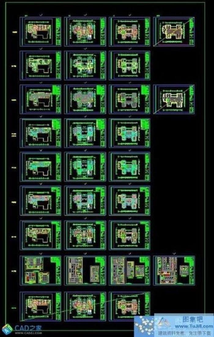 綠城青山湖曼陀花園全套施工圖+實(shí)景圖