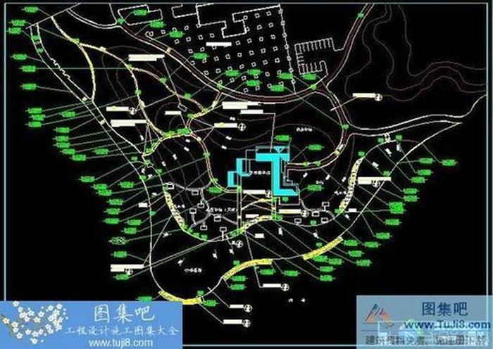 岳陽南湖麥子港兩岸工程景觀施工圖