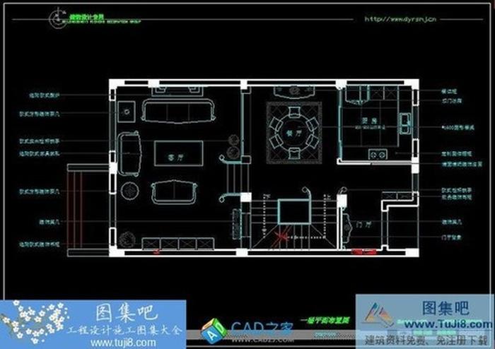 南通博園嵐郡CAD設(shè)計施工圖及效果圖