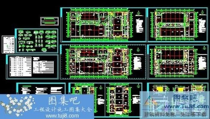 某藥廠車間建筑施工圖CAD設(shè)計(jì)圖