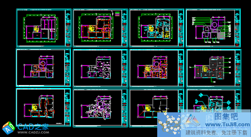麥子黃比華利豪園別墅B1設(shè)計施工圖