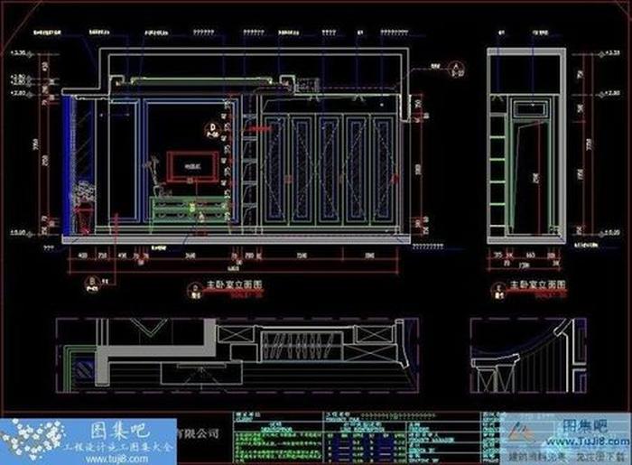惠州市城市時代樣板房T1B戶型白色簡歐CAD施工圖