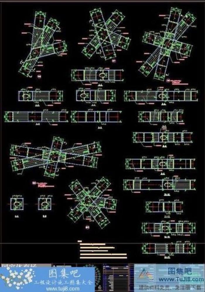 鳥(niǎo)巢-國(guó)家體育館全套建筑結(jié)構(gòu)施工圖圖紙