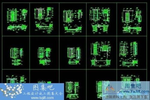 門節(jié)點(diǎn)CAD大樣圖大全