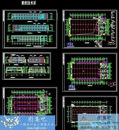 某工廠數(shù)控車間建筑施工圖