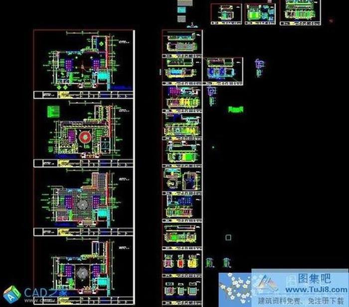 金沙國際會所裝飾工程設計施工圖及效果圖