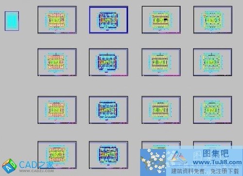 杭州典尚浙江青田正達(dá)開元大酒店CAD竣工圖