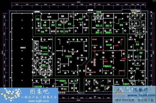 全友家私展廳裝飾全套CAD施工圖