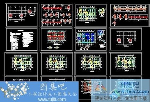 多層賓館全套建筑施工圖