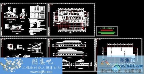 某坡屋頂水泵房建筑施工圖