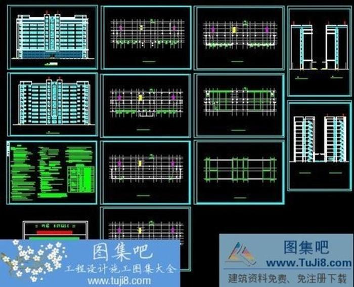 某高層辦公樓建筑施工圖紙