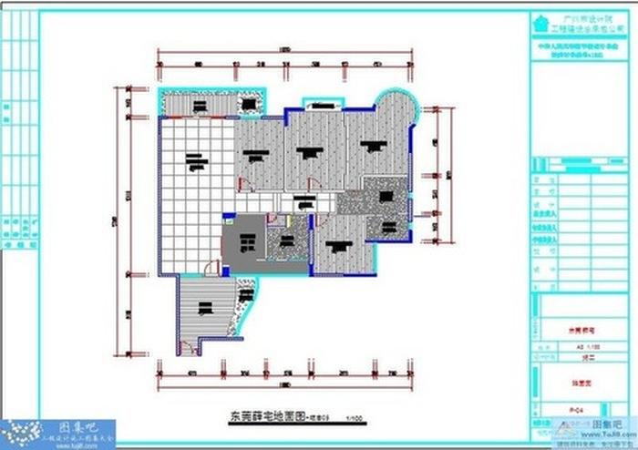 一套四房兩廳簡歐風(fēng)格效果圖、平、立、剖全套施工圖