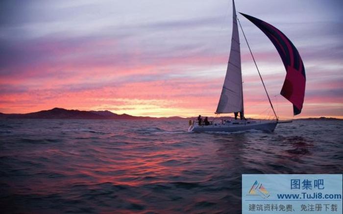 航海遠(yuǎn)行PPT背景圖片下載