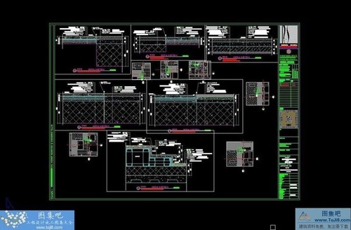 北京銀泰柏悅酒店休閑吧施工圖紙