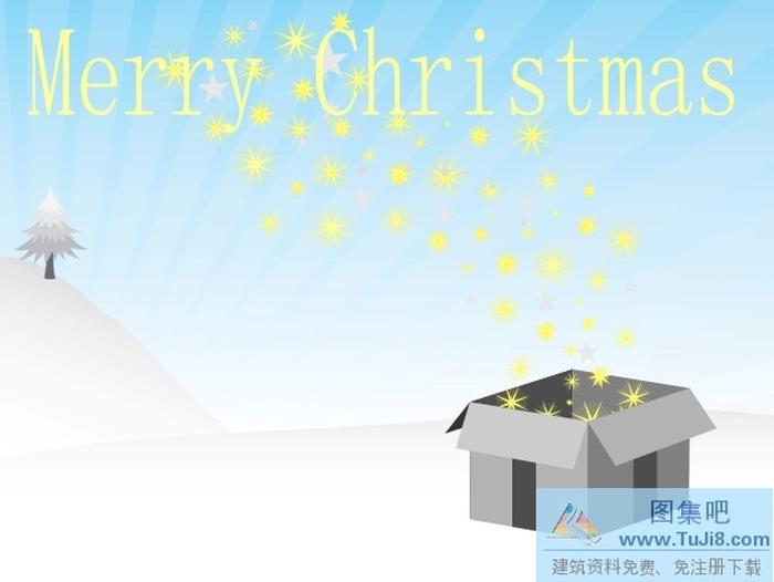 圣誕背景PPT模板