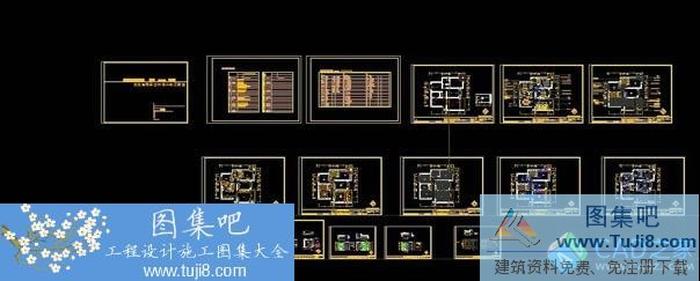 三室兩廳現代風格裝修施工圖