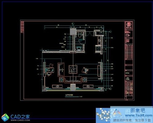 鄂爾多斯東仕戴斯酒店二十層總統(tǒng)套房施工圖