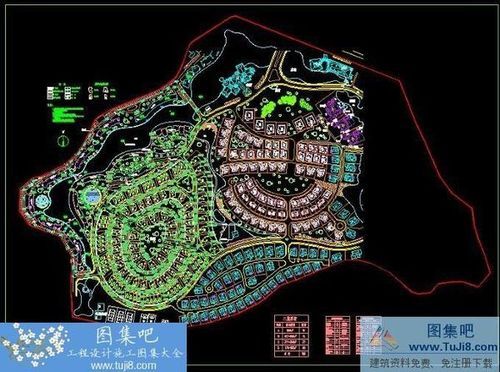 碧水天源別墅建筑設(shè)計(jì)施工圖CAD圖紙