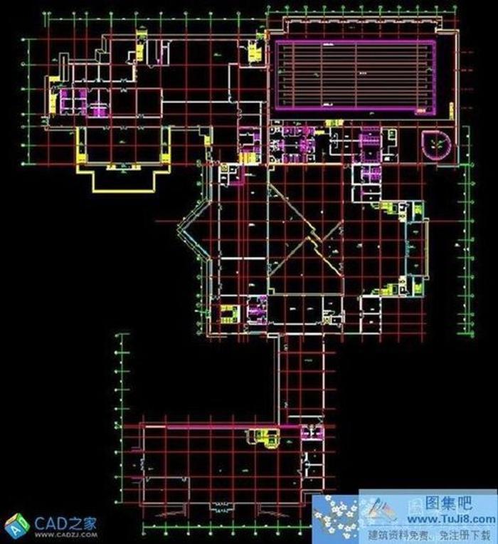 西安綜合性園林式酒店改造施工圖
