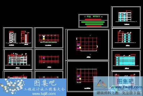 某廠房修理車間建筑施工圖（含效果圖）