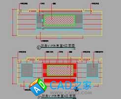 某機(jī)場VIP區(qū)裝修布置圖CAD圖紙