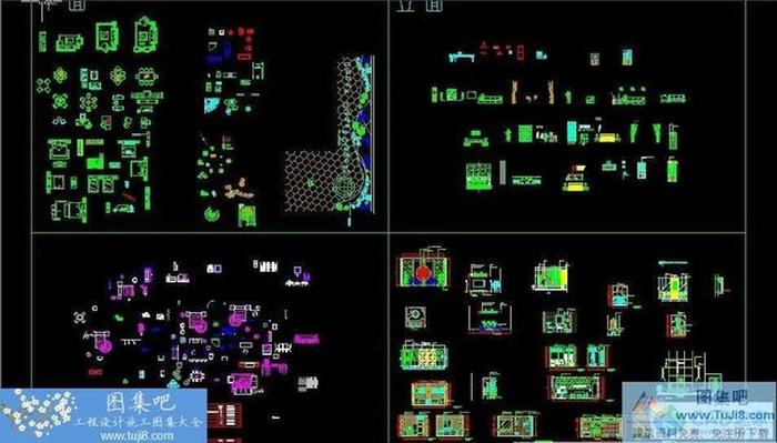 AutoCAD制圖常用素材大圖庫