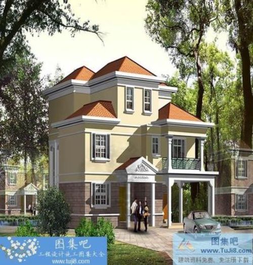 3層獨(dú)棟別墅CAD施工圖設(shè)計圖