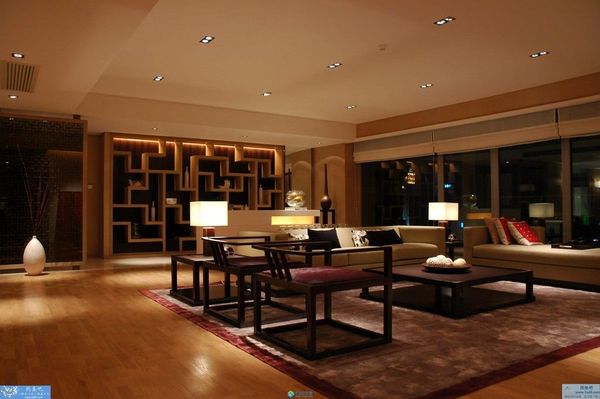 梁志天上海鵬利海景花園施工圖及效果圖