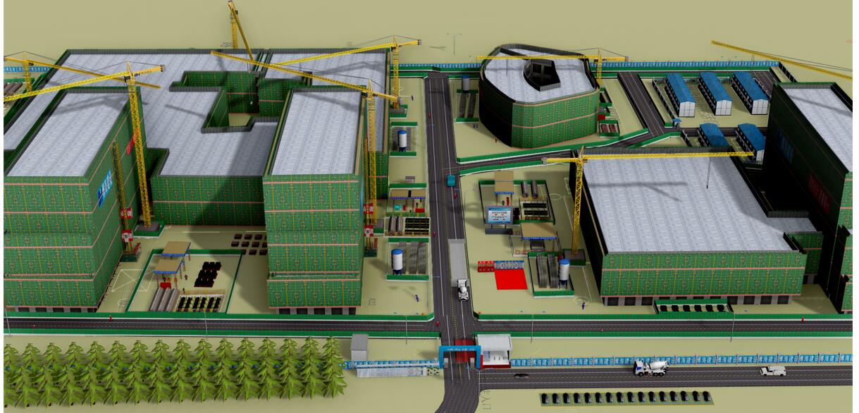 最新版廣聯(lián)達三維場地布置學習樣板，可編輯