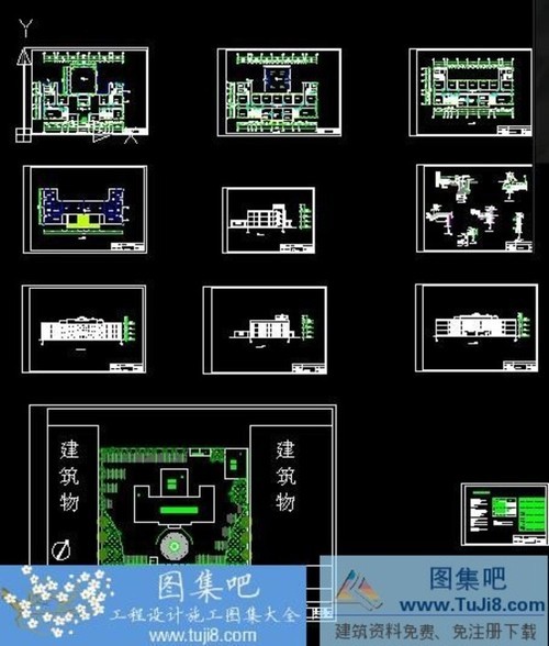 某培訓(xùn)中心建筑施工圖CAD設(shè)計(jì)圖紙