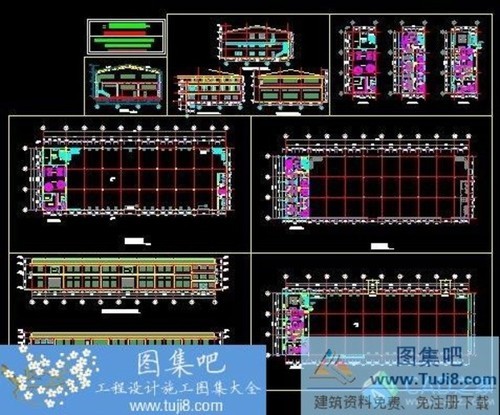 某兩層工業(yè)廠房工程建筑CAD施工圖