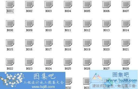 CAD巖石花紋圖形填充圖案大全