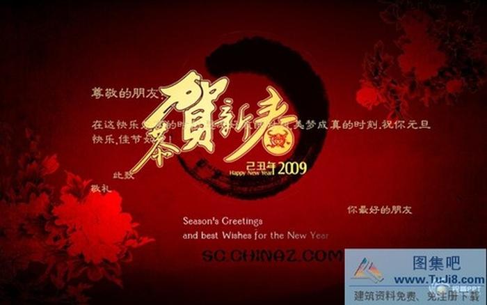 2009恭賀新春PPT模板